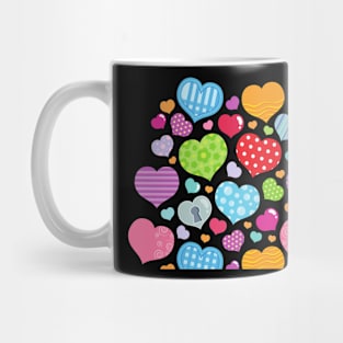 Hearts pattern Mug